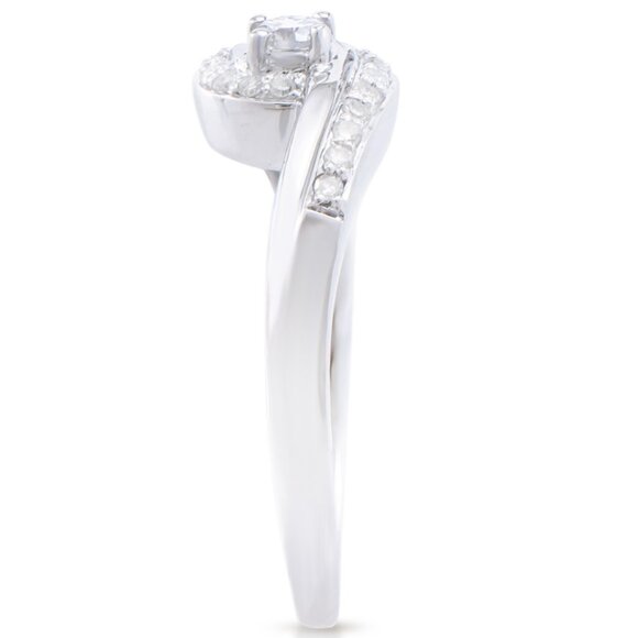 Certified Natural Diamond 14K Designer Gold Ring - Picture 4 of 5